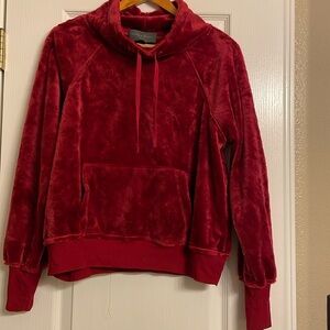 Anthropologie, Sunday in Brooklyn red pullover, Sz S.